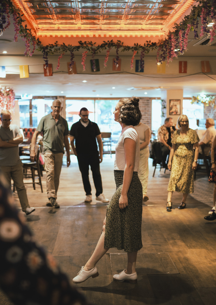 Essex Swing Dance - Jessica Smith teaching a class